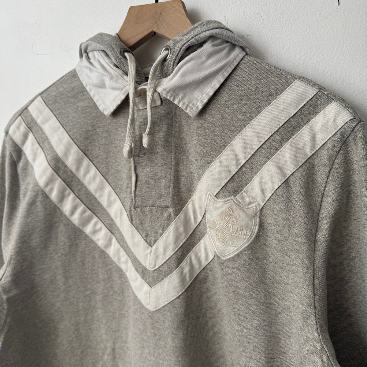 Vintage Polo Ralph Lauren Grey Hooded Rudgy