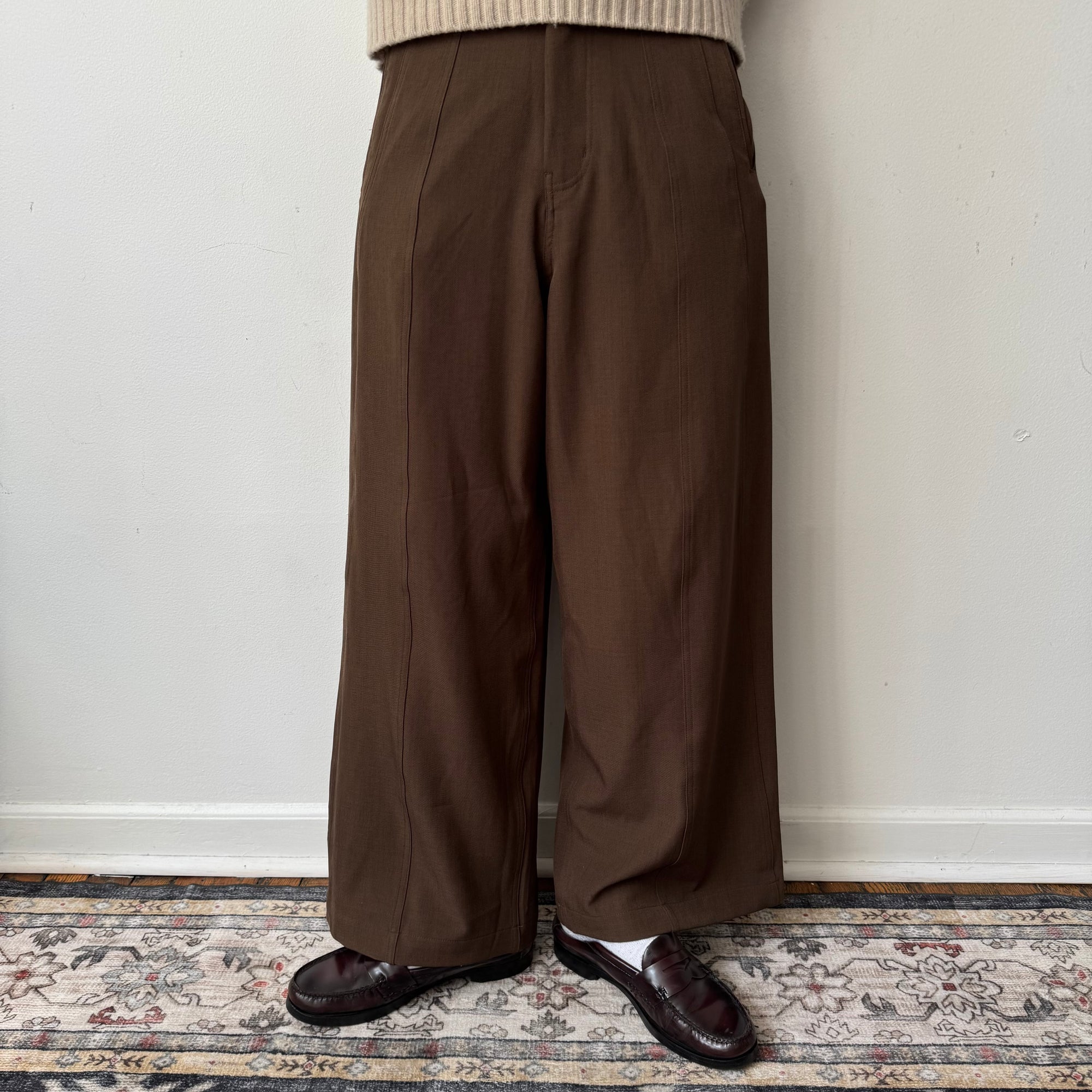 Ditch Wide-Leg Dress Pants