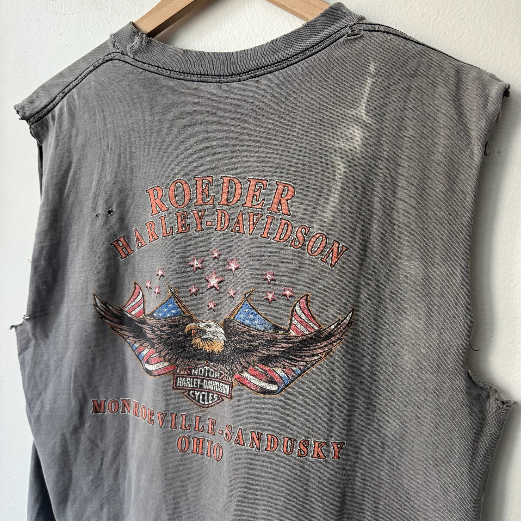 Vintage Harley Davidson Ohio Cut Off