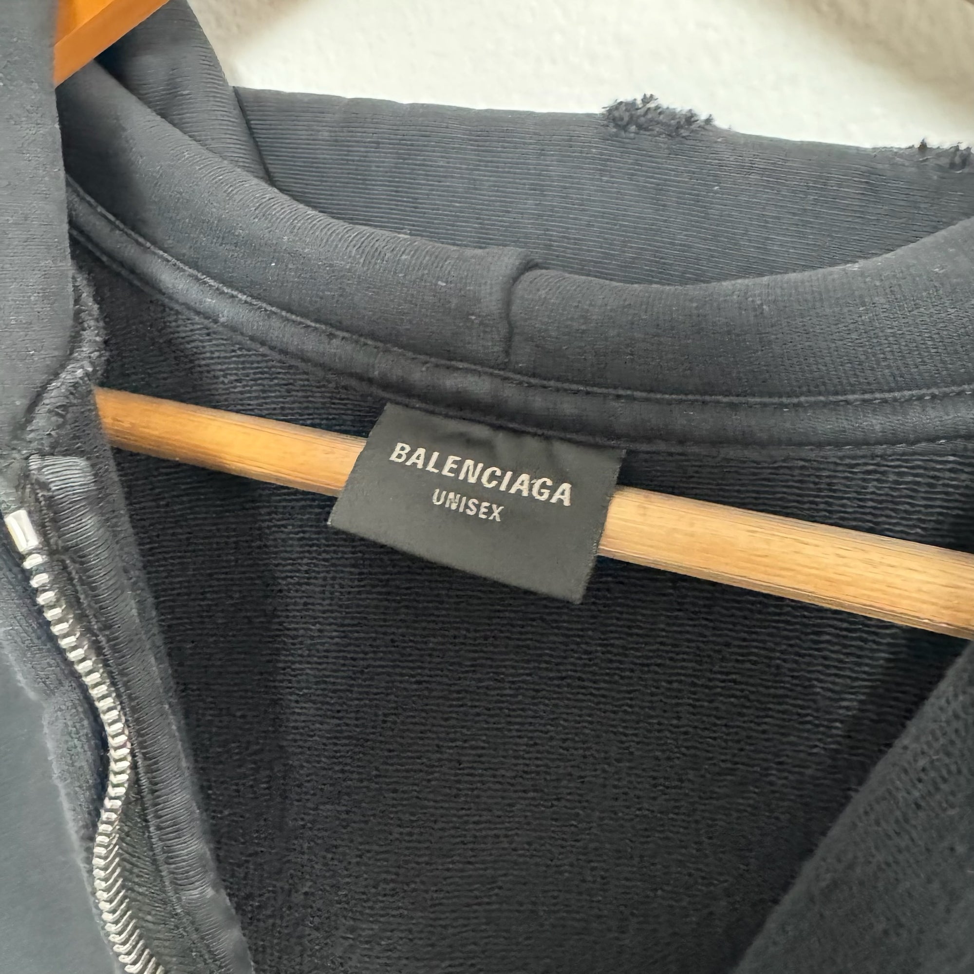 Balenciaga Burning Unity Cotton Hoodie