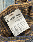 Acne Studios Deconstructed Checked Jeans