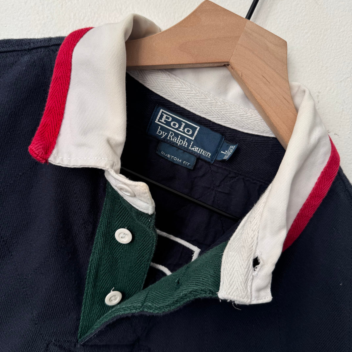 Vintage Ralph Lauren Polo Big Pony Navy Rugby