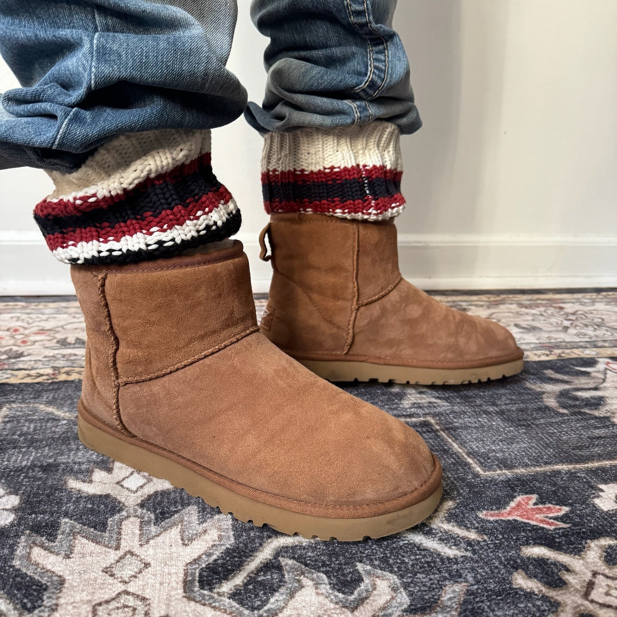 UGG x Sacai Knit Classic Mini II