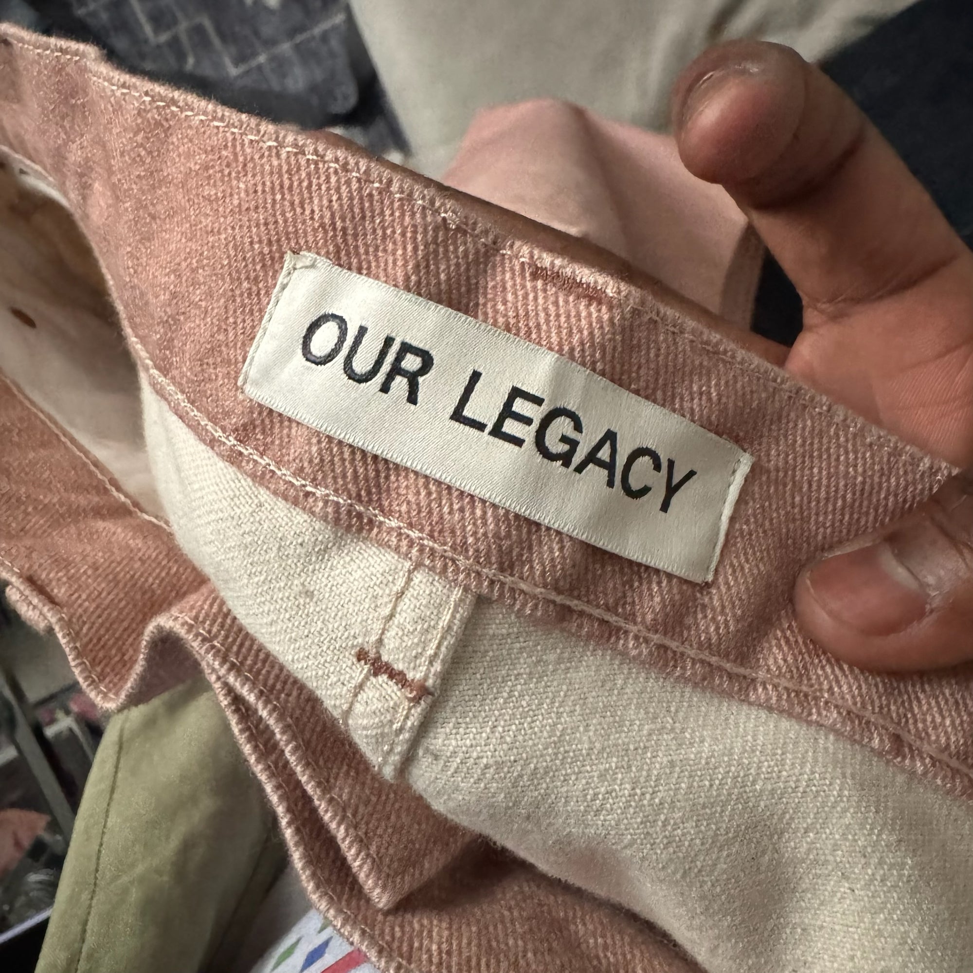 Our Legacy Pink Third Cut Jeans