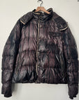 John Galliano Magazine Newspapers Puffer Jacket
