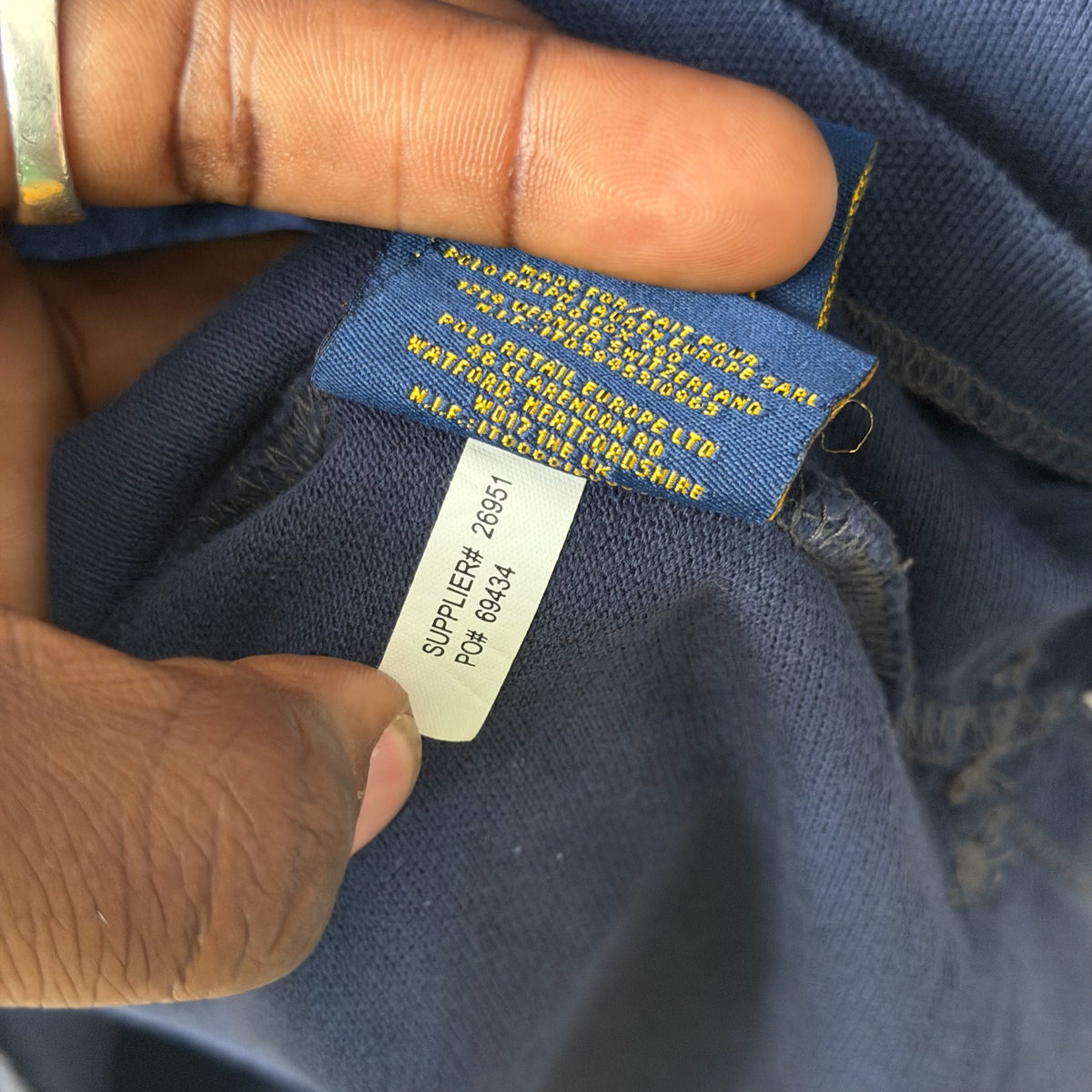 Y2K Polo Rugby Ralph Lauren W/ Nautical Flag