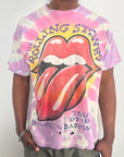 RARE Vintage  1997 The Rolling Stones Bridges to Babylon Tie Dye T shirt