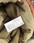Maison Margiela Green Padded Wool Trousers