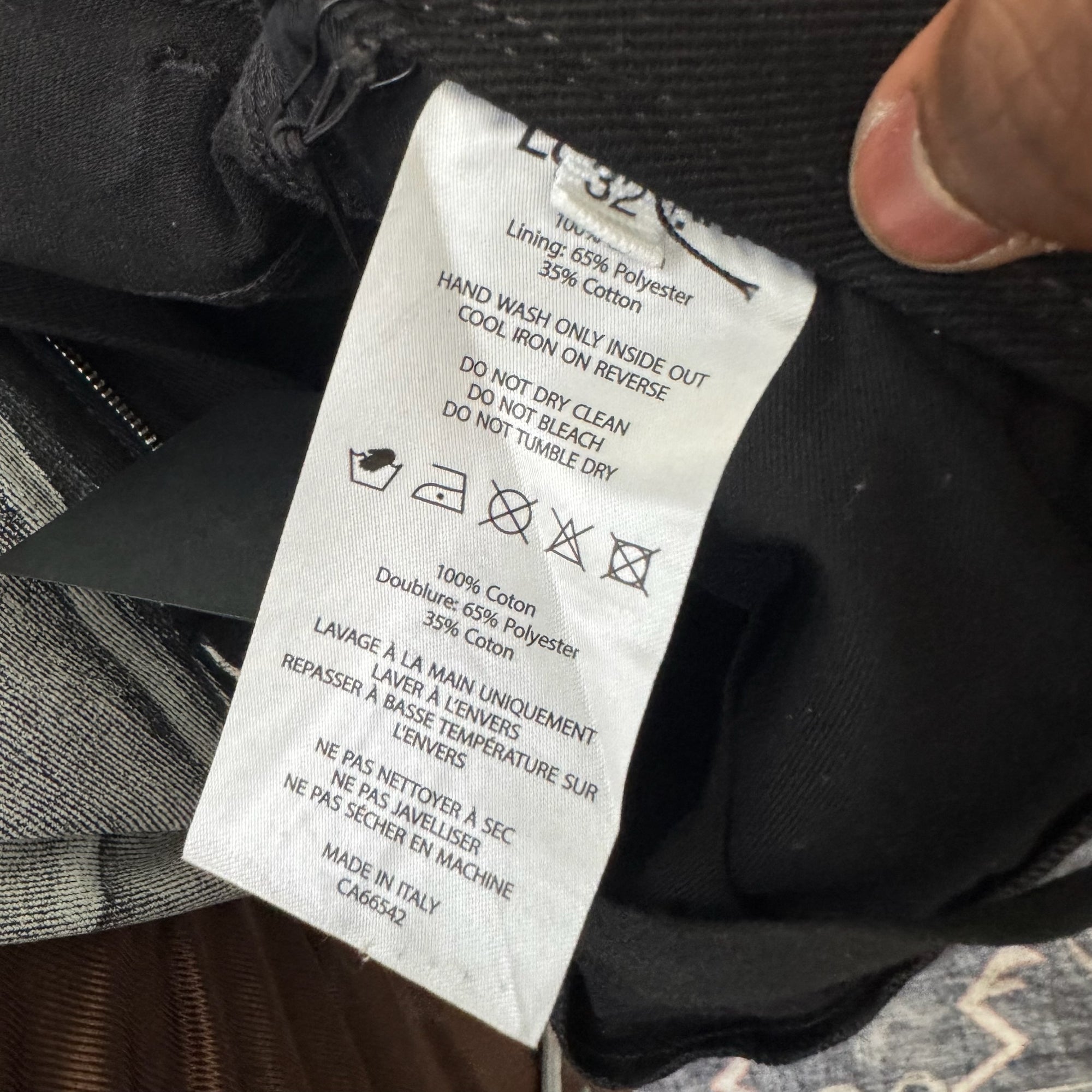LUU DAN Radiation Dumpster Denim Jeans
