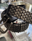 Vintage Leather Island Studded Belt
