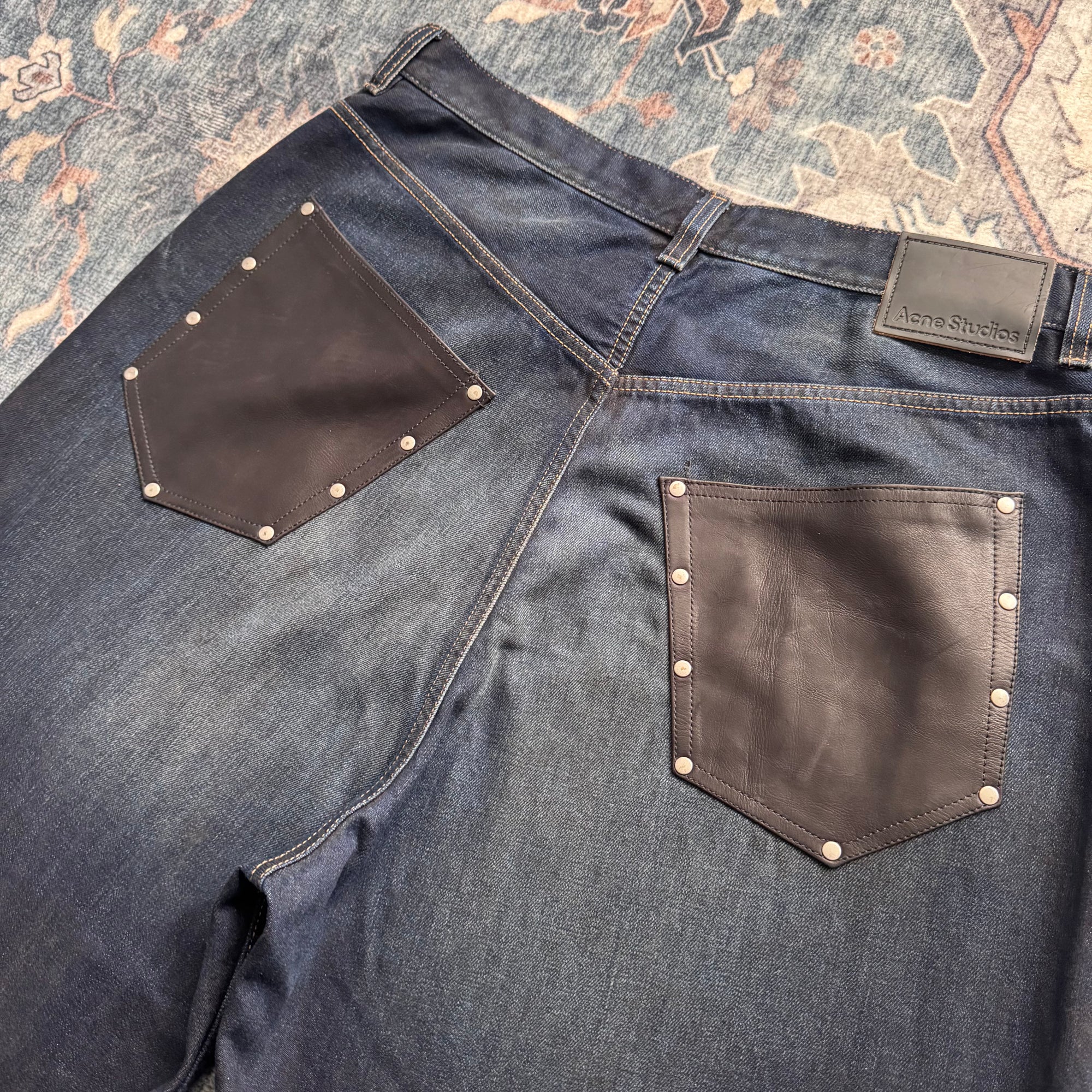 Acne Studios 2023M Fn Darkside Wash Denim