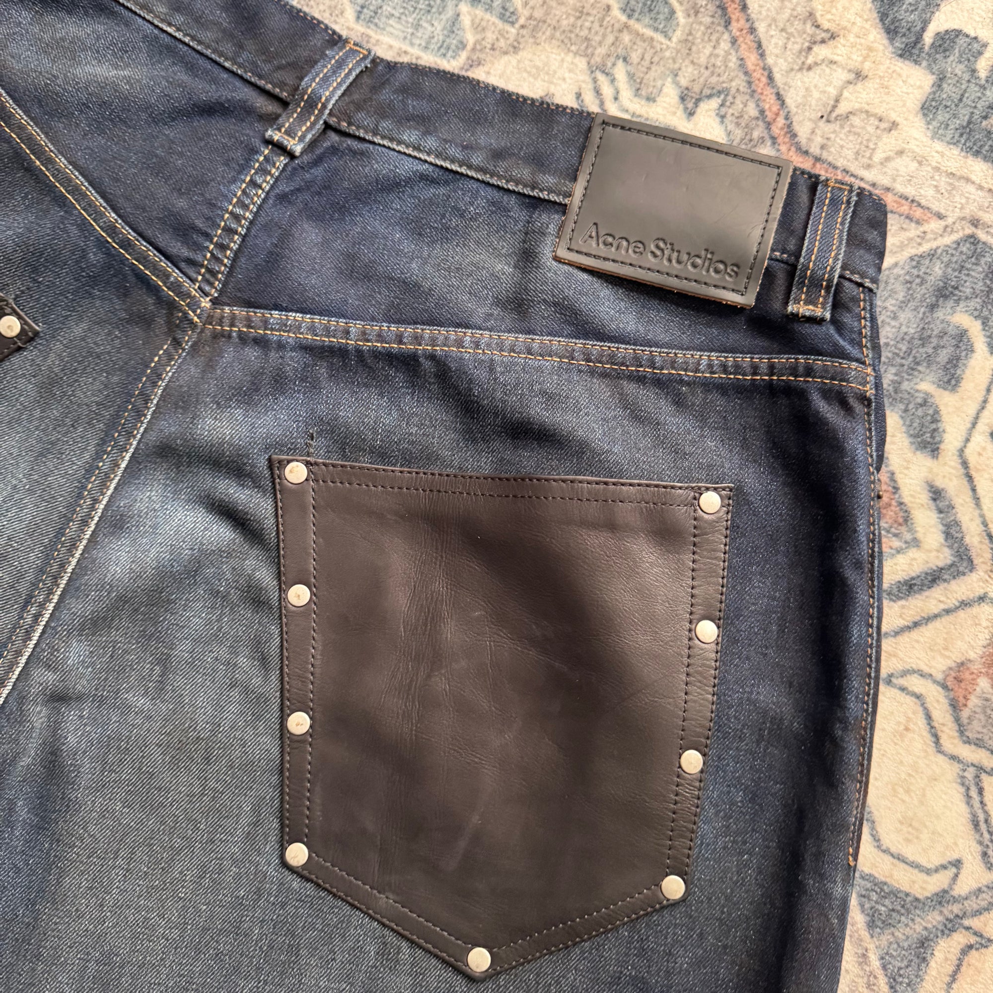 Acne Studios 2023M Fn Darkside Wash Denim