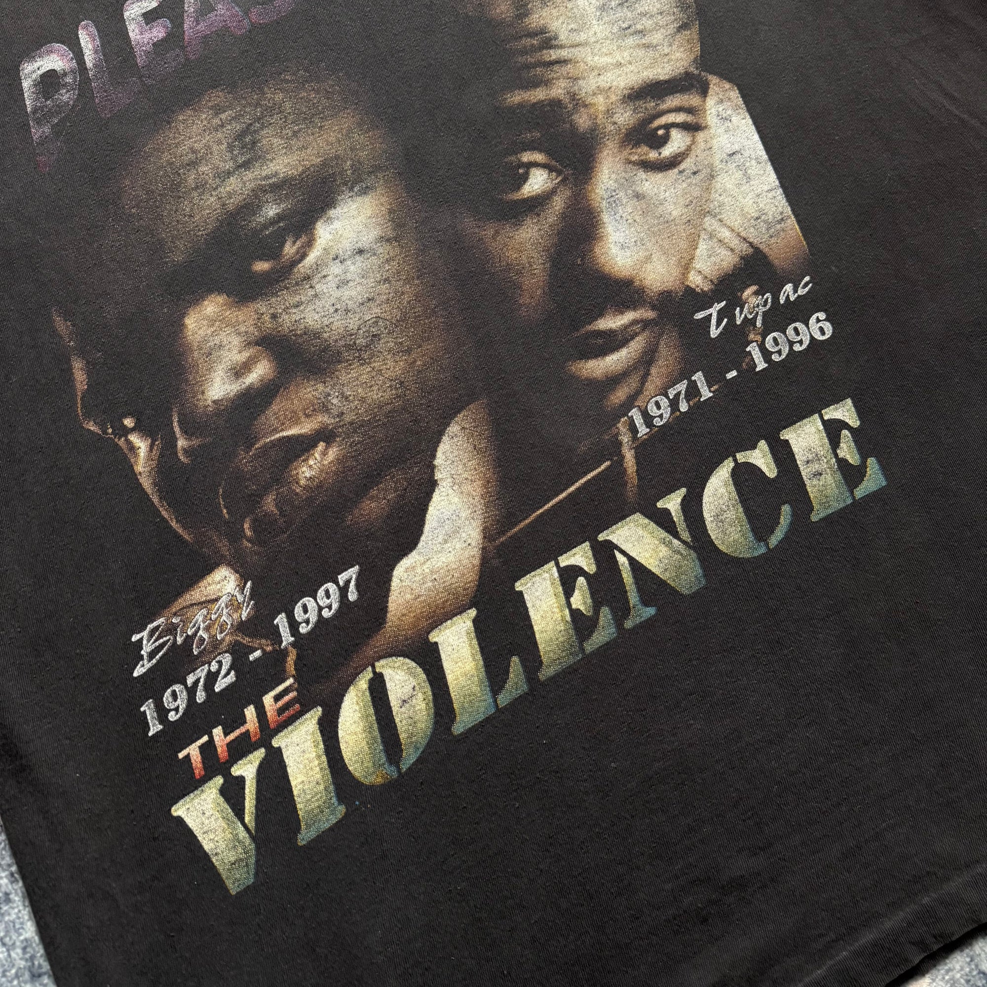 Vintage 1990s In Memory of B.I.G / Tupac Tee