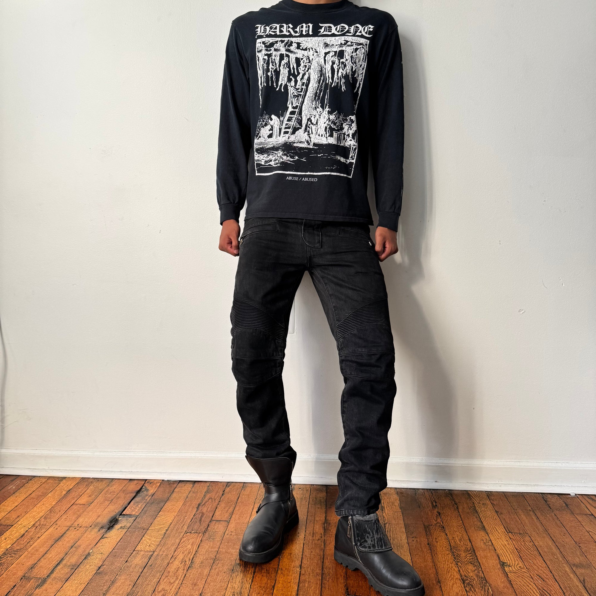 Balmain Slim-fit Biker Jeans