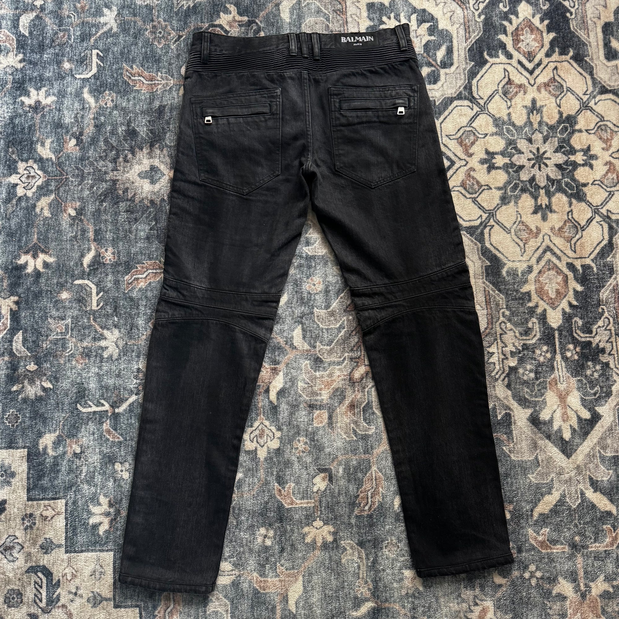 Balmain Slim-fit Biker Jeans