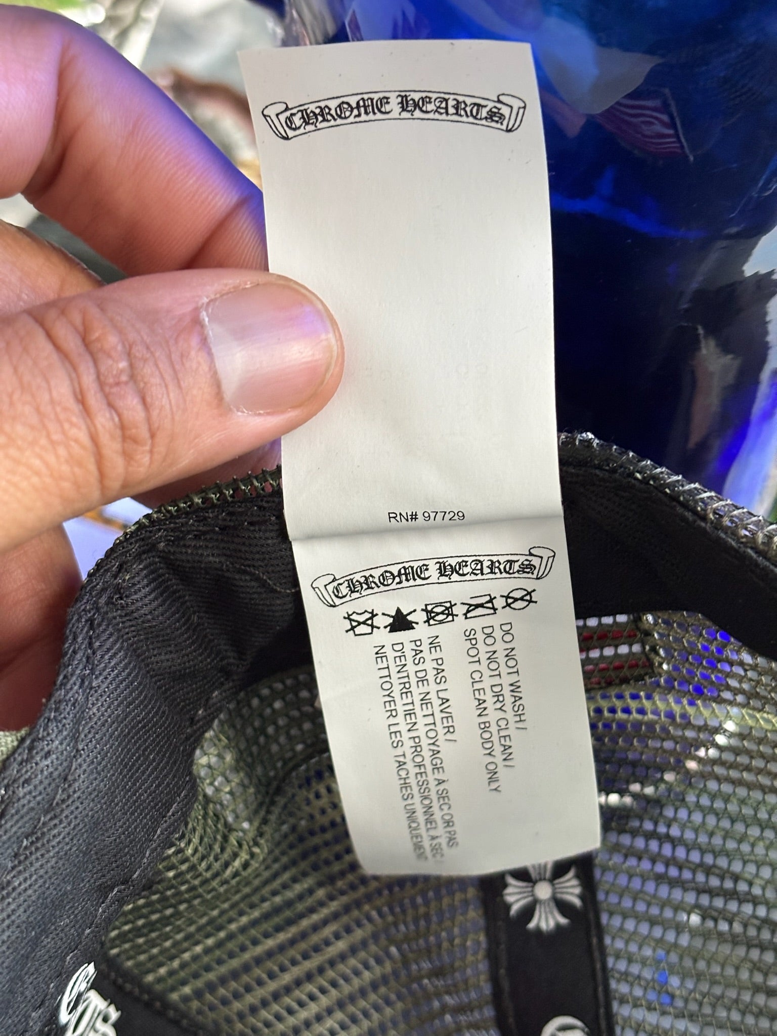 Chrome Hearts 'The Heroes Project' Camo Trucker Hat