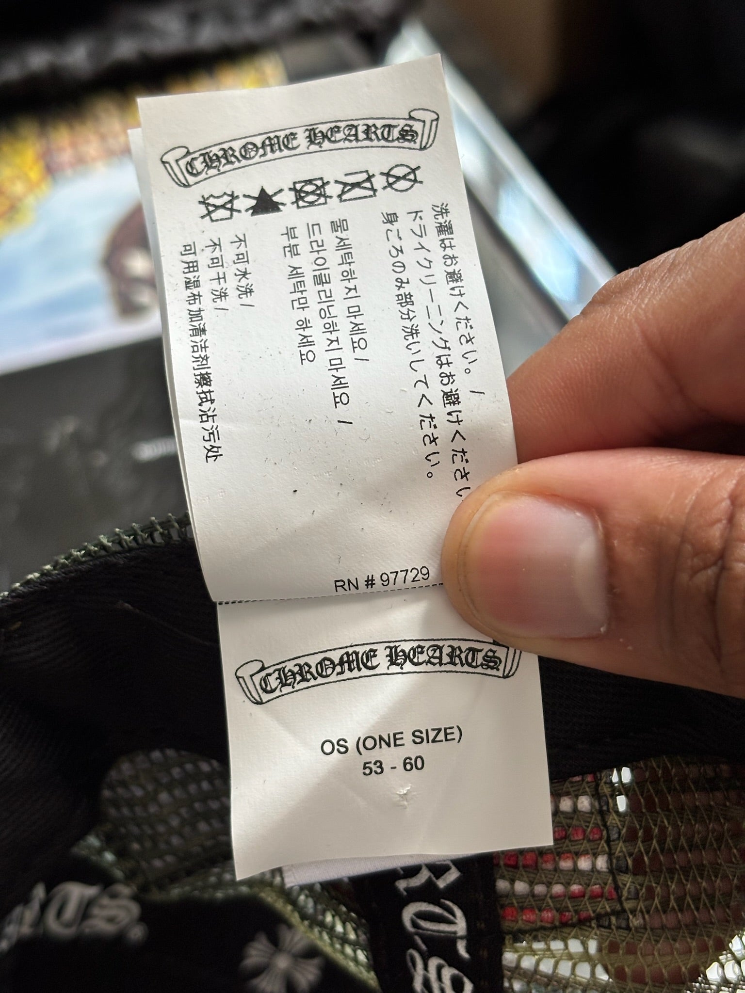 Chrome Hearts 'The Heroes Project' Camo Trucker Hat