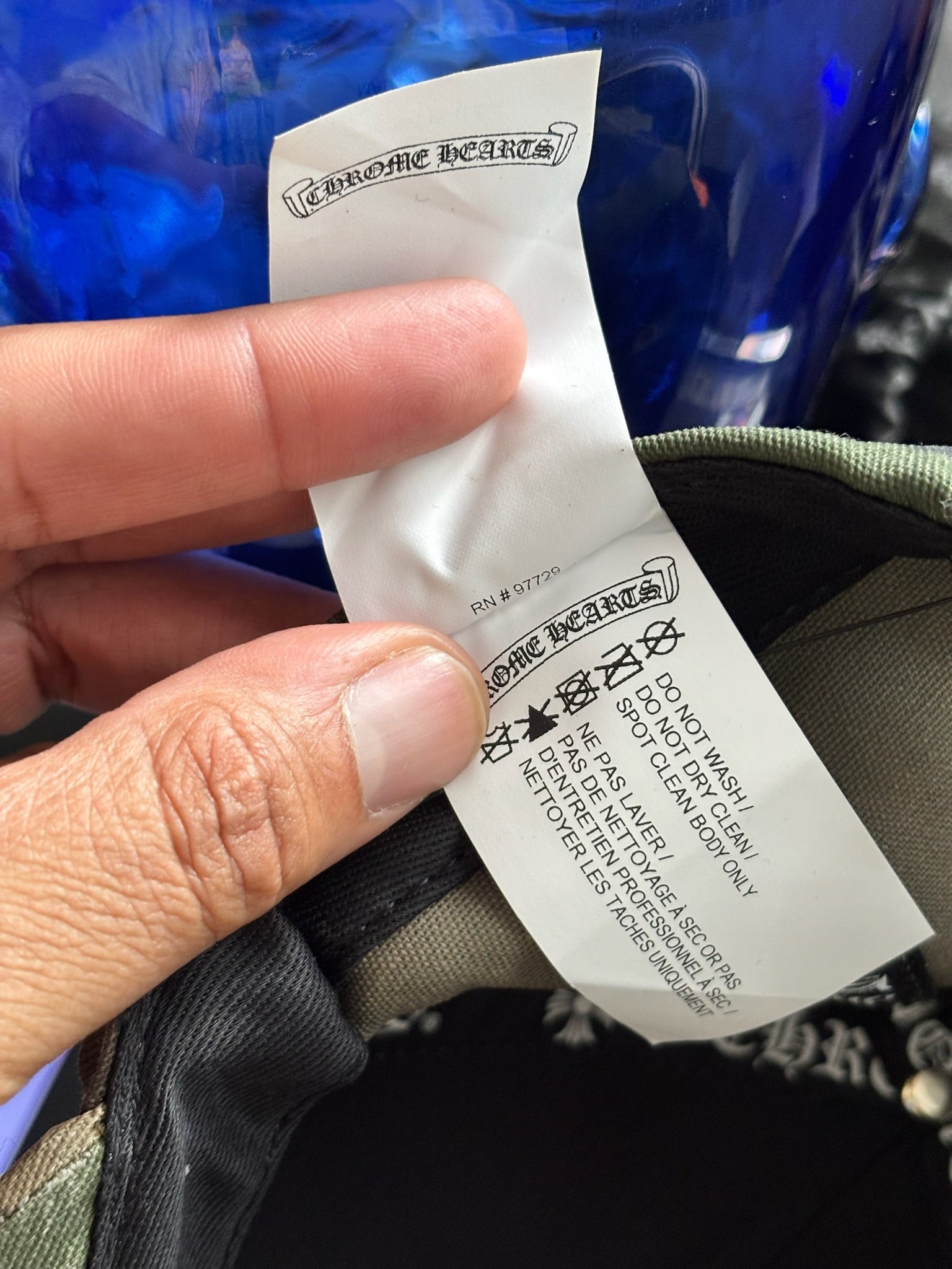 Chrome Hearts 'CH' Camo Baseball Hat