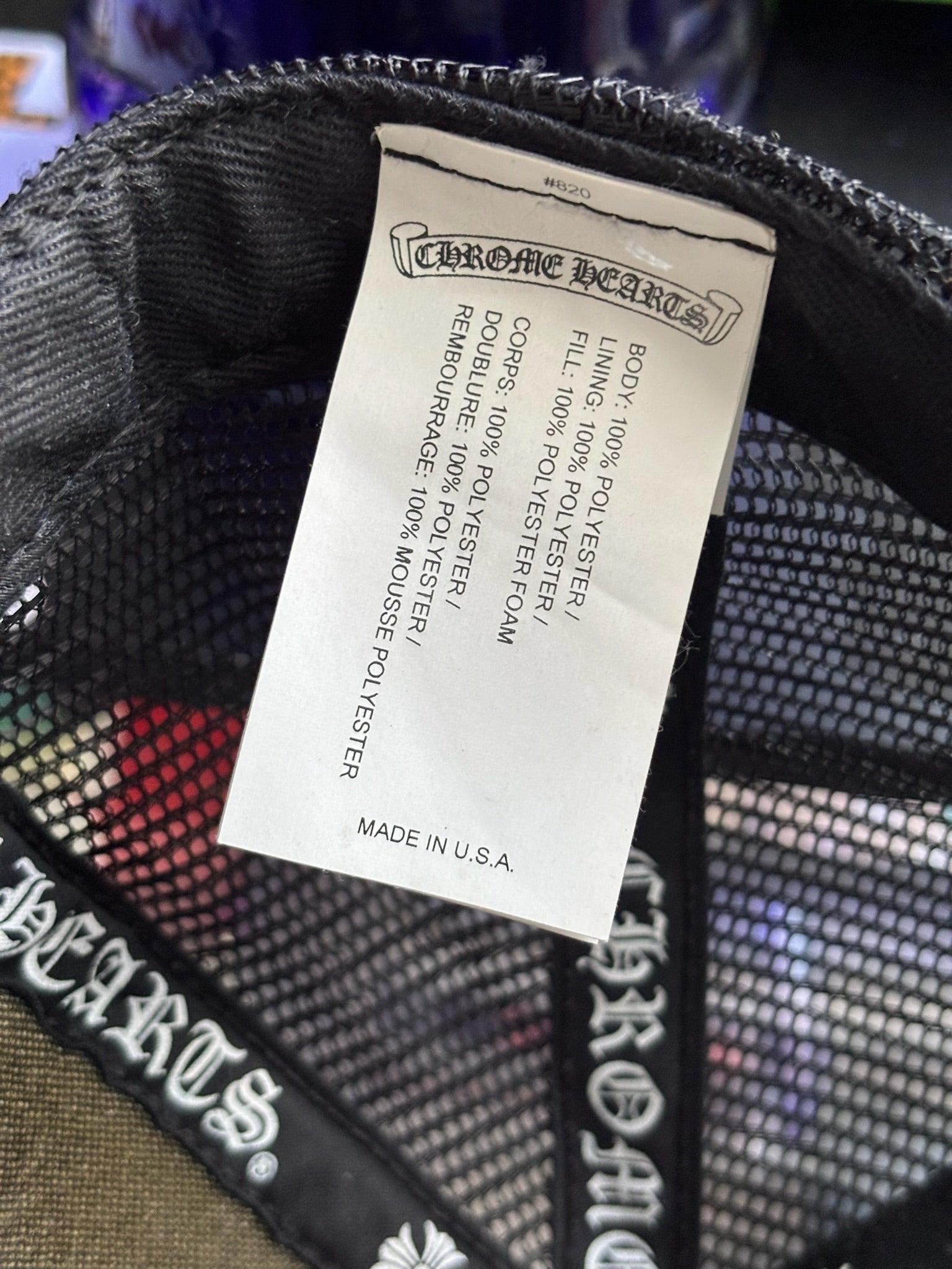 Chrome Hearts x Matty Boy 'Anti' Trucker Hat