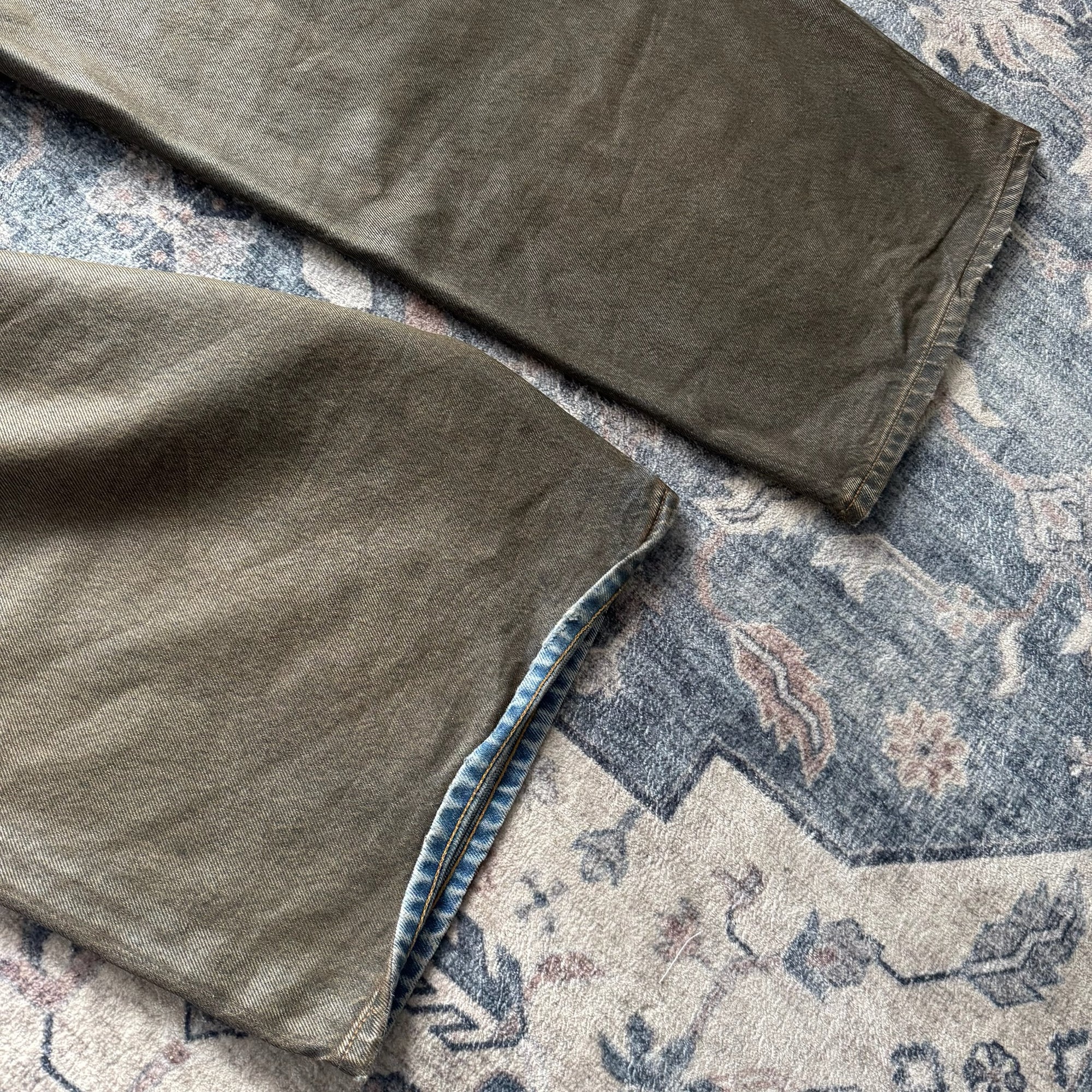 Acne Studios 2023 Super Baggy Waxed Jeans