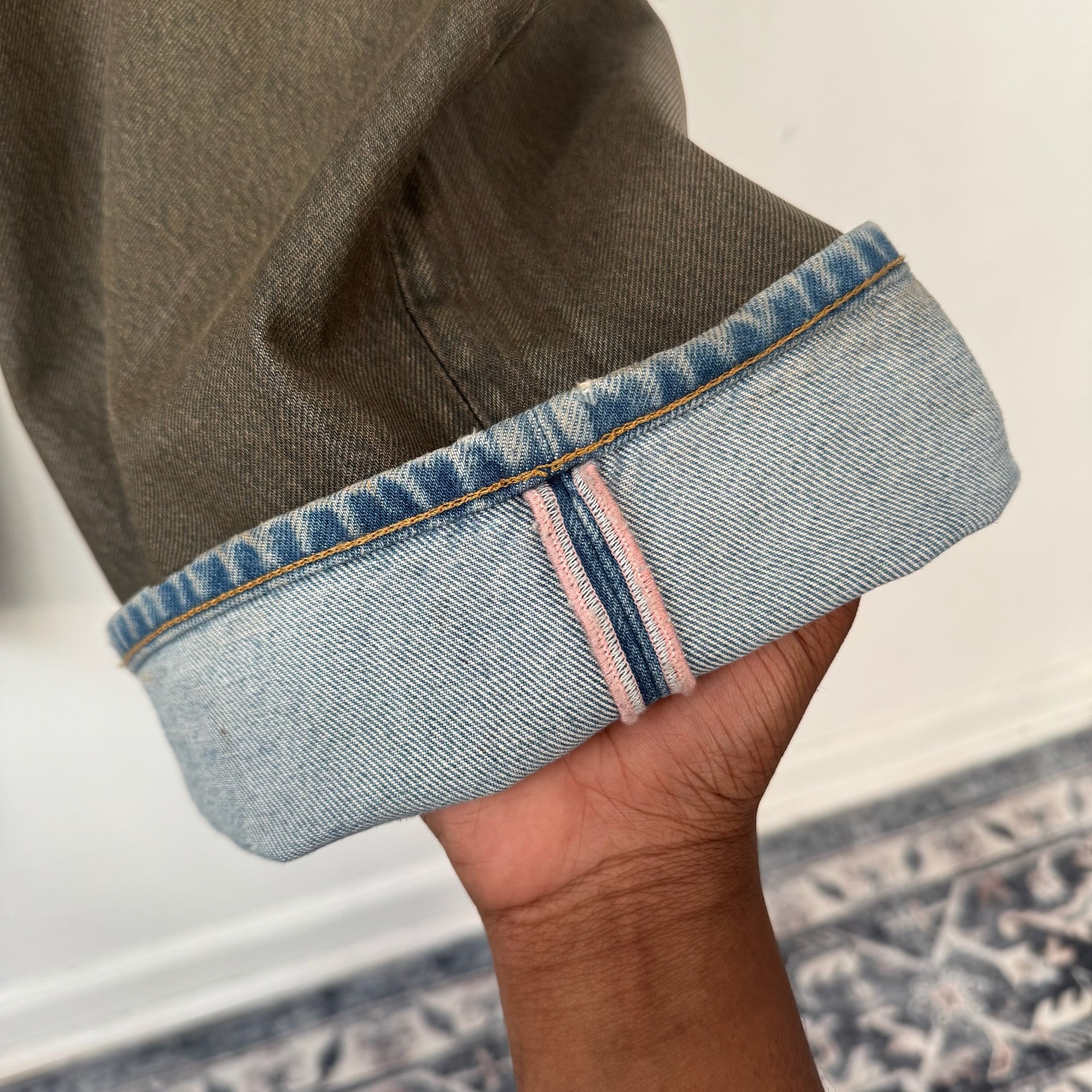 Acne Studios 2023 Super Baggy Waxed Jeans