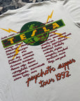 Vintage 1992 Tesla Psychotic Supper Tour Tee