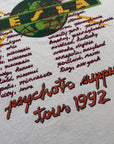 Vintage 1992 Tesla Psychotic Supper Tour Tee