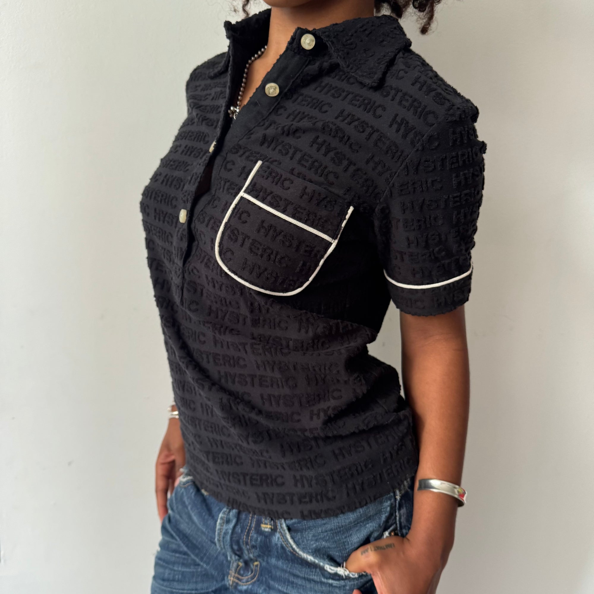 Hysteric Glamour Monogram Polo