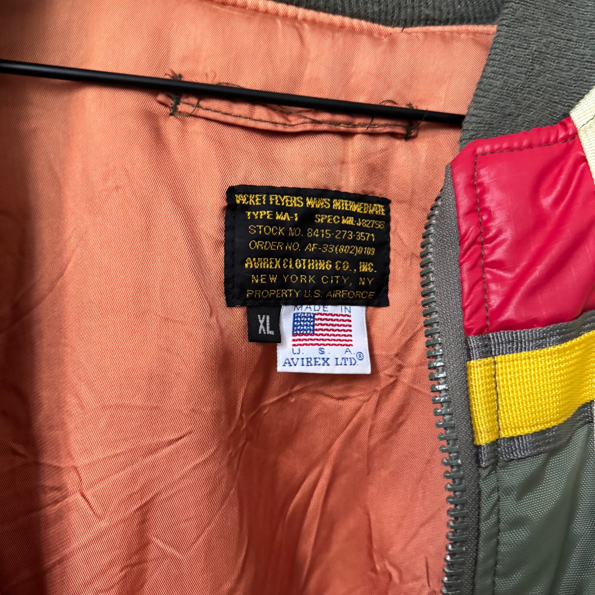 Vintage Avirex Type MA-1 Flight Jacket