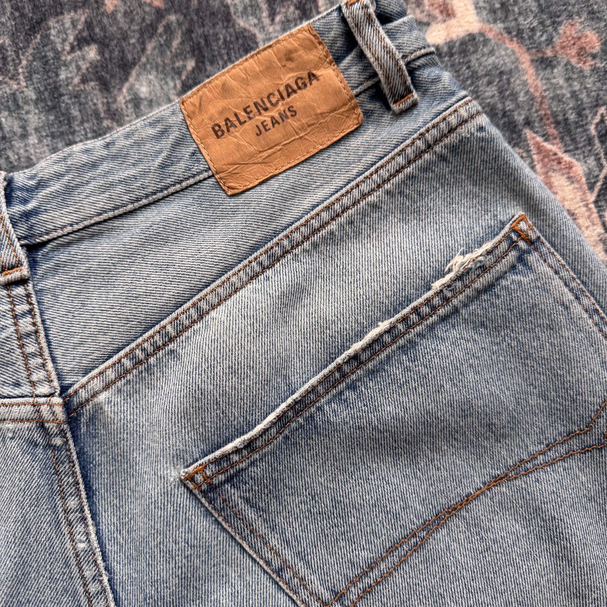 Balenciaga Drop Crotch Denim