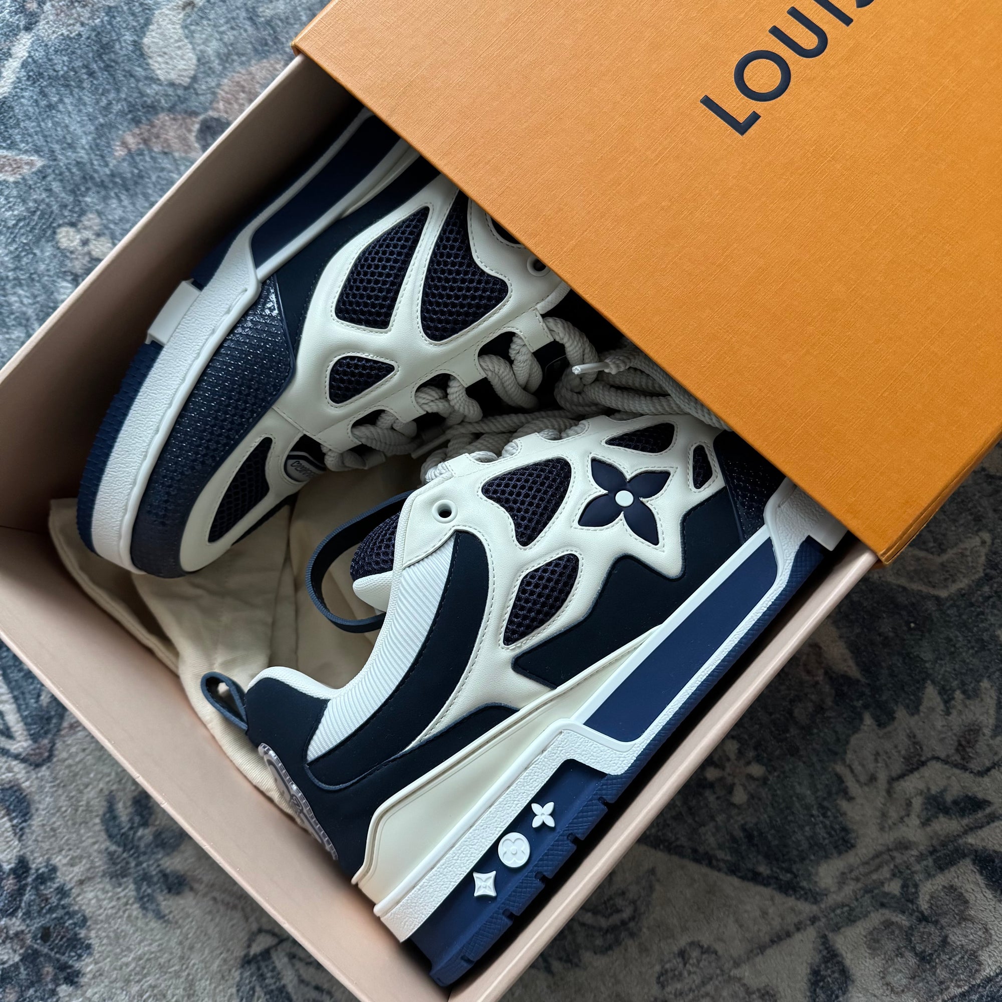 Louis Vuitton Skate Marine White