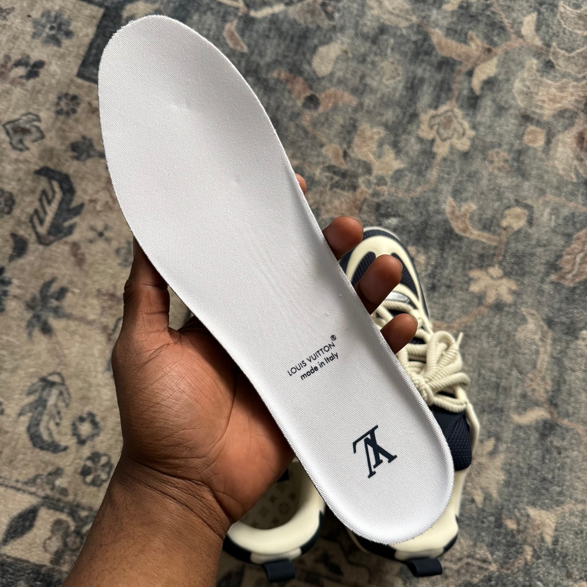 Louis Vuitton Skate Marine White