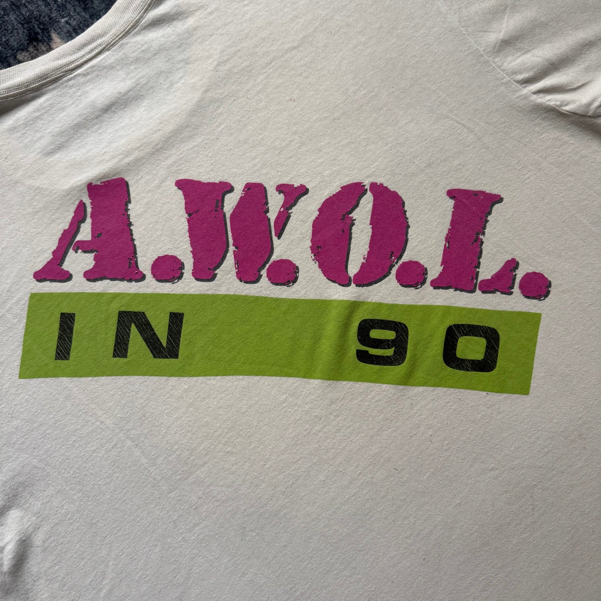 Vintage 1990 Killer Dwarfs A.W.O.L in 90 Tour Tee