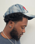Mowalola Mind Game Denim Cap