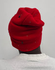 Life's A Blur Red Starburst Beanie