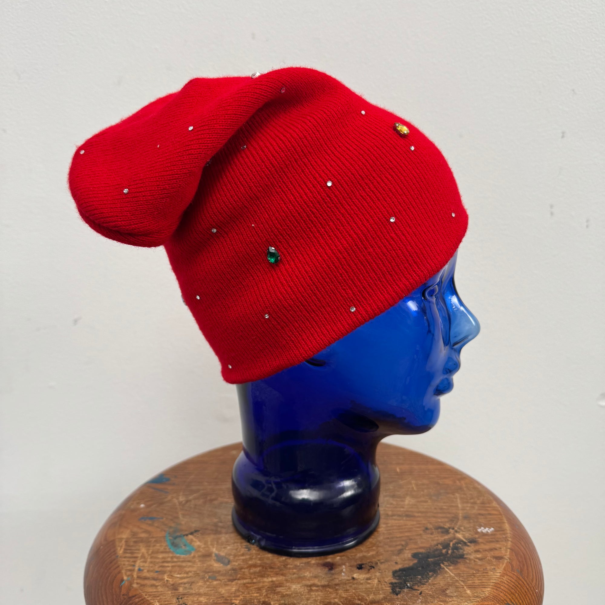 Life's A Blur Red Starburst Beanie