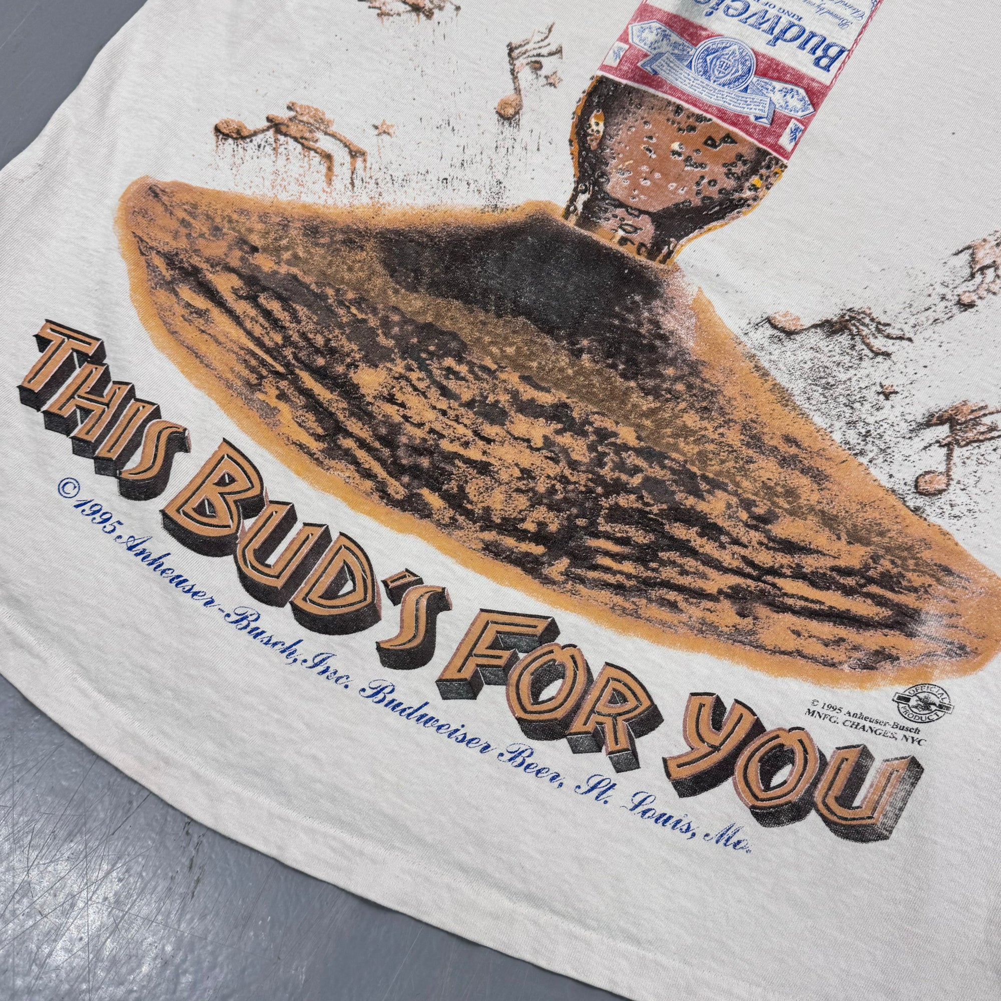 Vintage 1995 TBudweiser Ant Tee