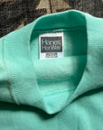 Vintage 1990s Mint green Hanes Herway Crewneck