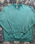 Vintage 1990s Fruit of The Loom Green Crewneck