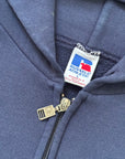 Vintage 1990s Middlebury Navy Zip-up