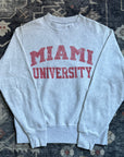 Vintage 1990s Reverse Weave Champion Miami University Crewneck