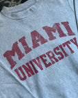 Vintage 1990s Reverse Weave Champion Miami University Crewneck