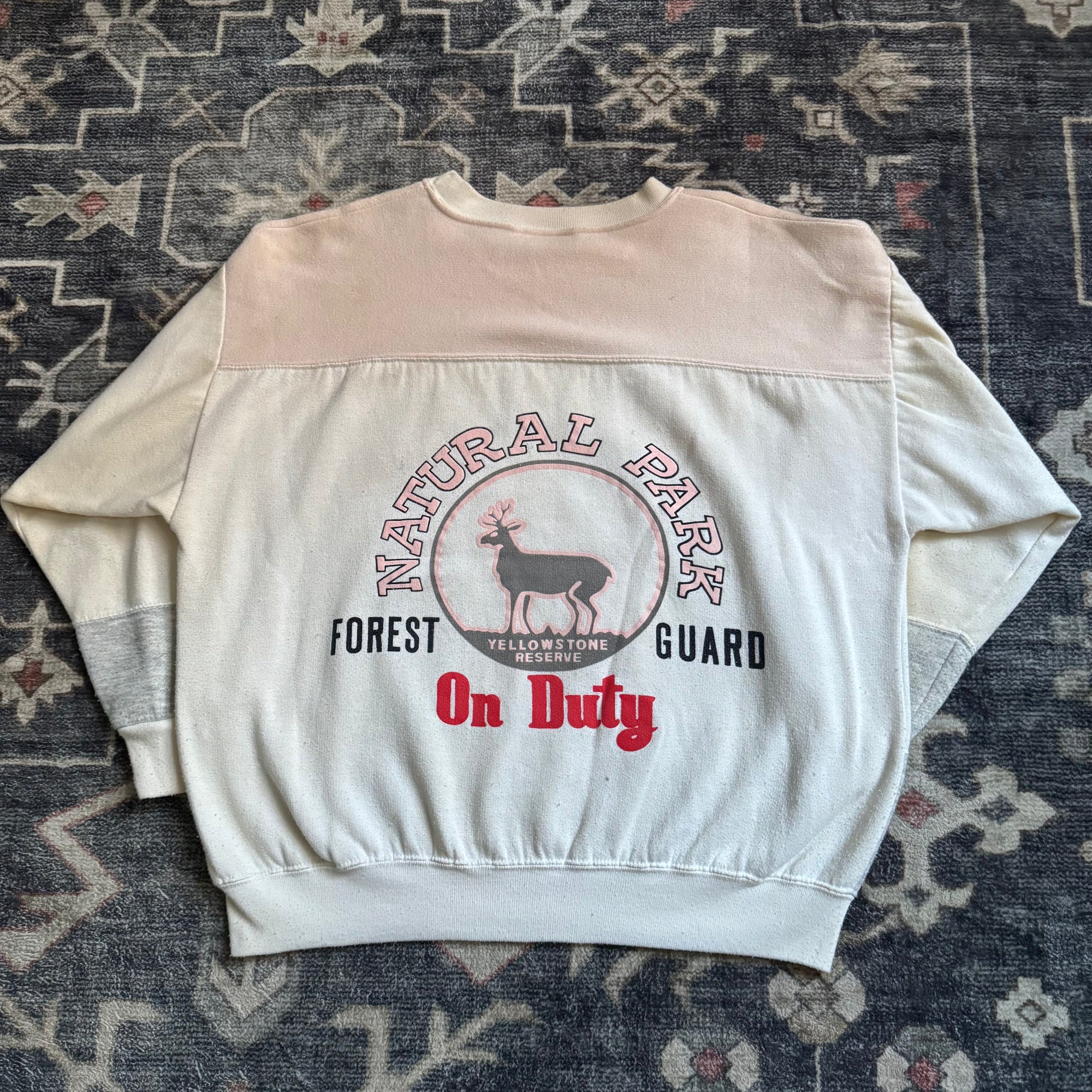 Vintage 1990s Yellowstone Lake Forest Service Crewneck
