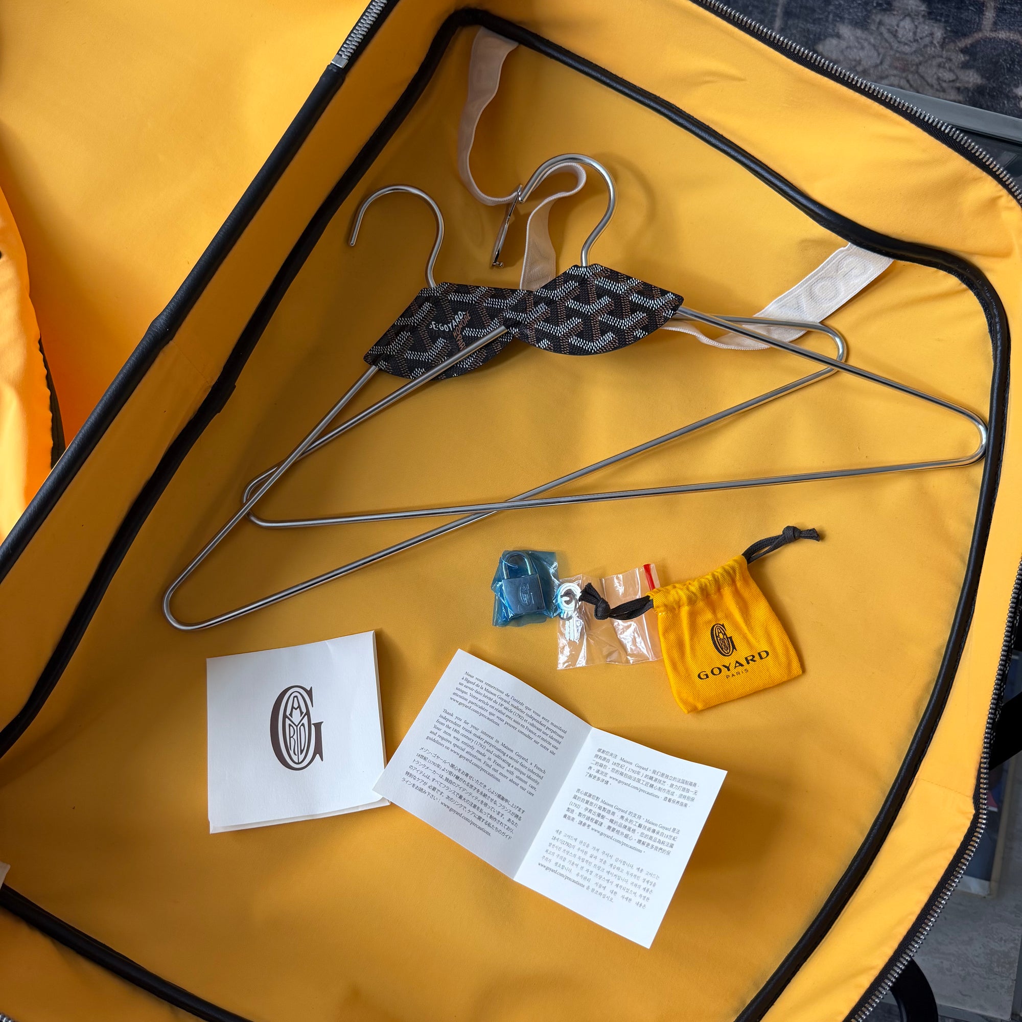 Goyard Porte Habits Savile Row Garment Bag