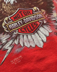 Vintage 1980s 3D Emblem Harley Davidson Crewneck