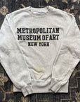 Vintage 1990s Reverse Weave Champion Metropolitan Museum of Art Crewneck