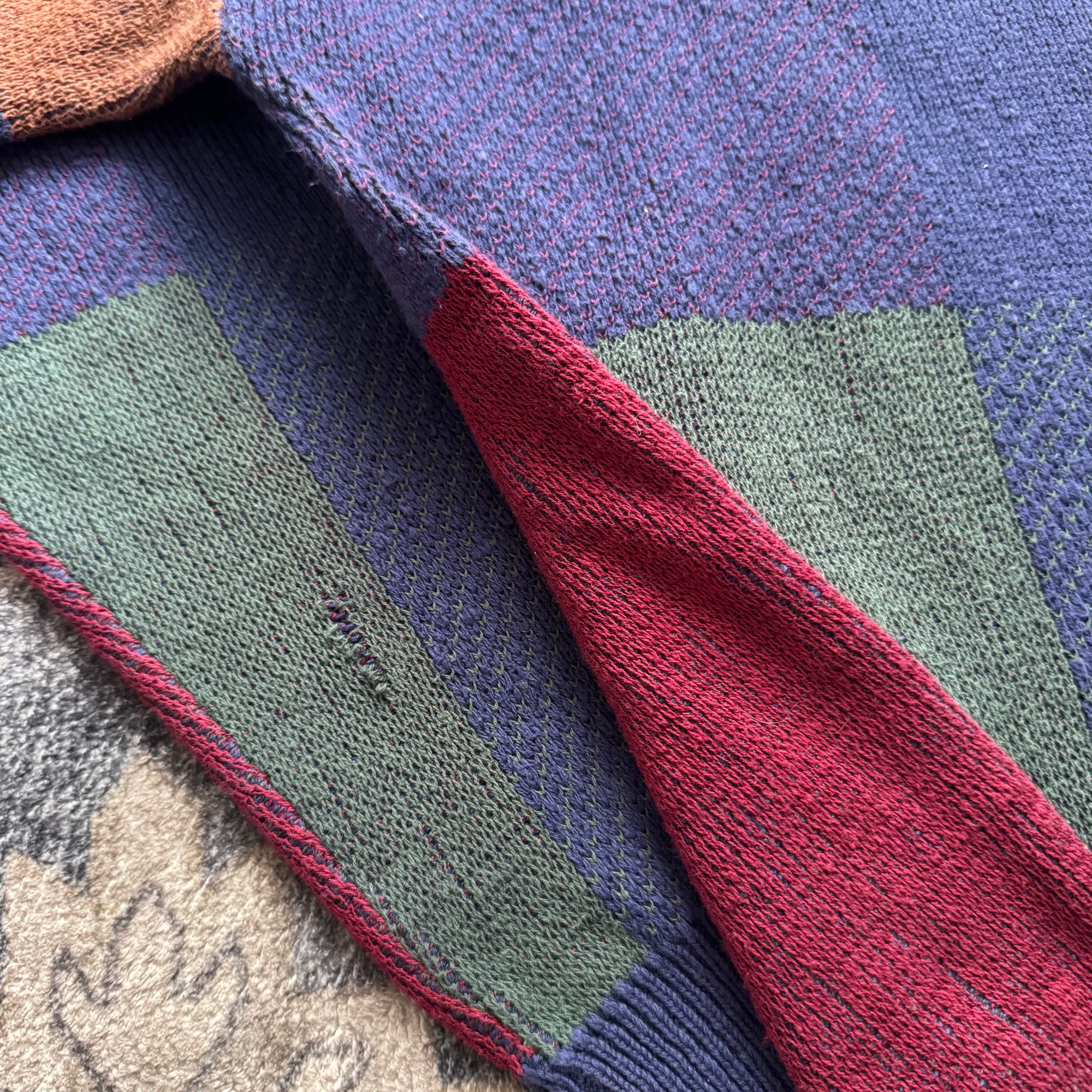 Vintage 1990s Made In USA Ralph Lauren Chaps Knit