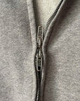 Balenciaga Paris Grey Zip-Up Hoodie SS23 “Mud Show”
