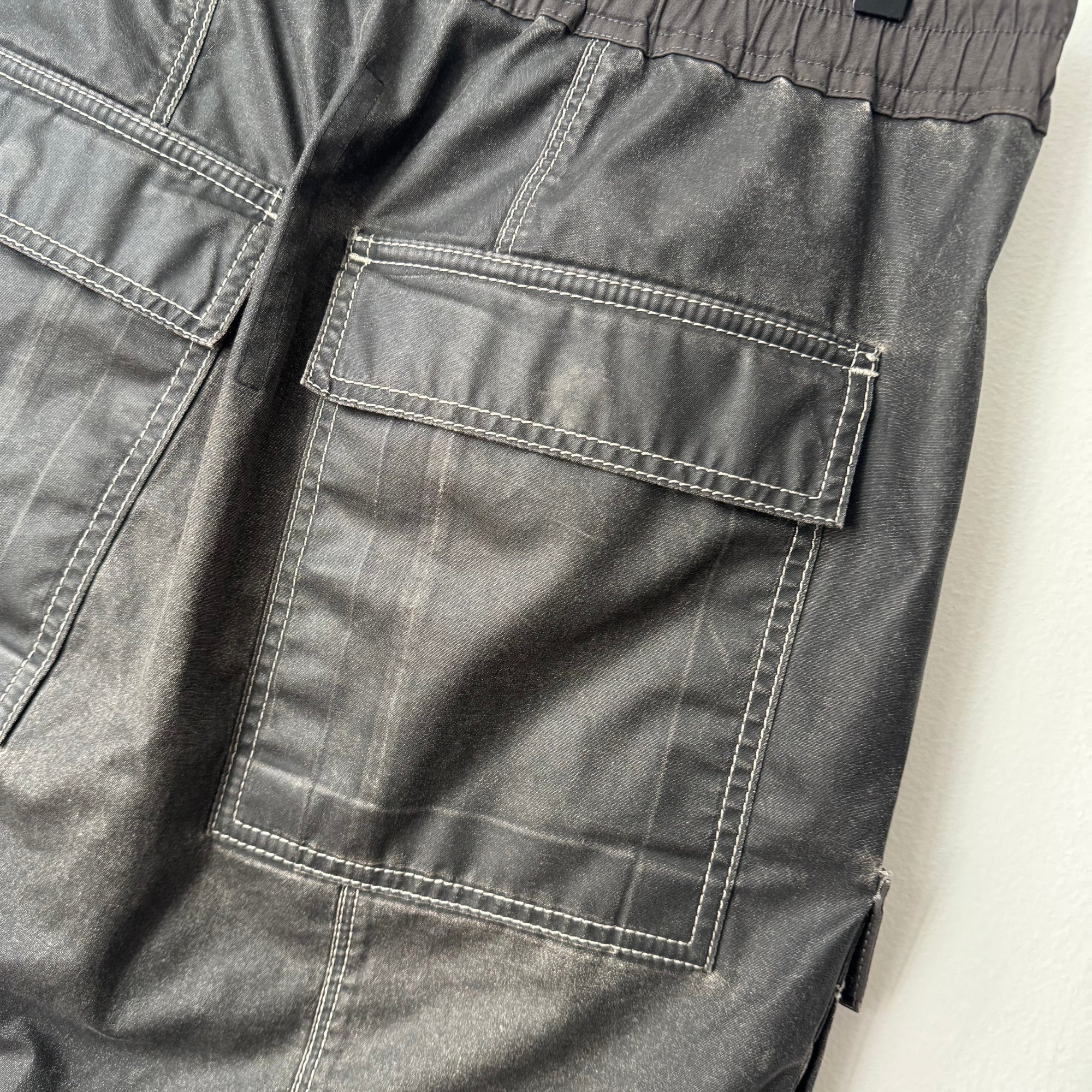 Rick Owens DRKSHDW Waxed Pod Shorts