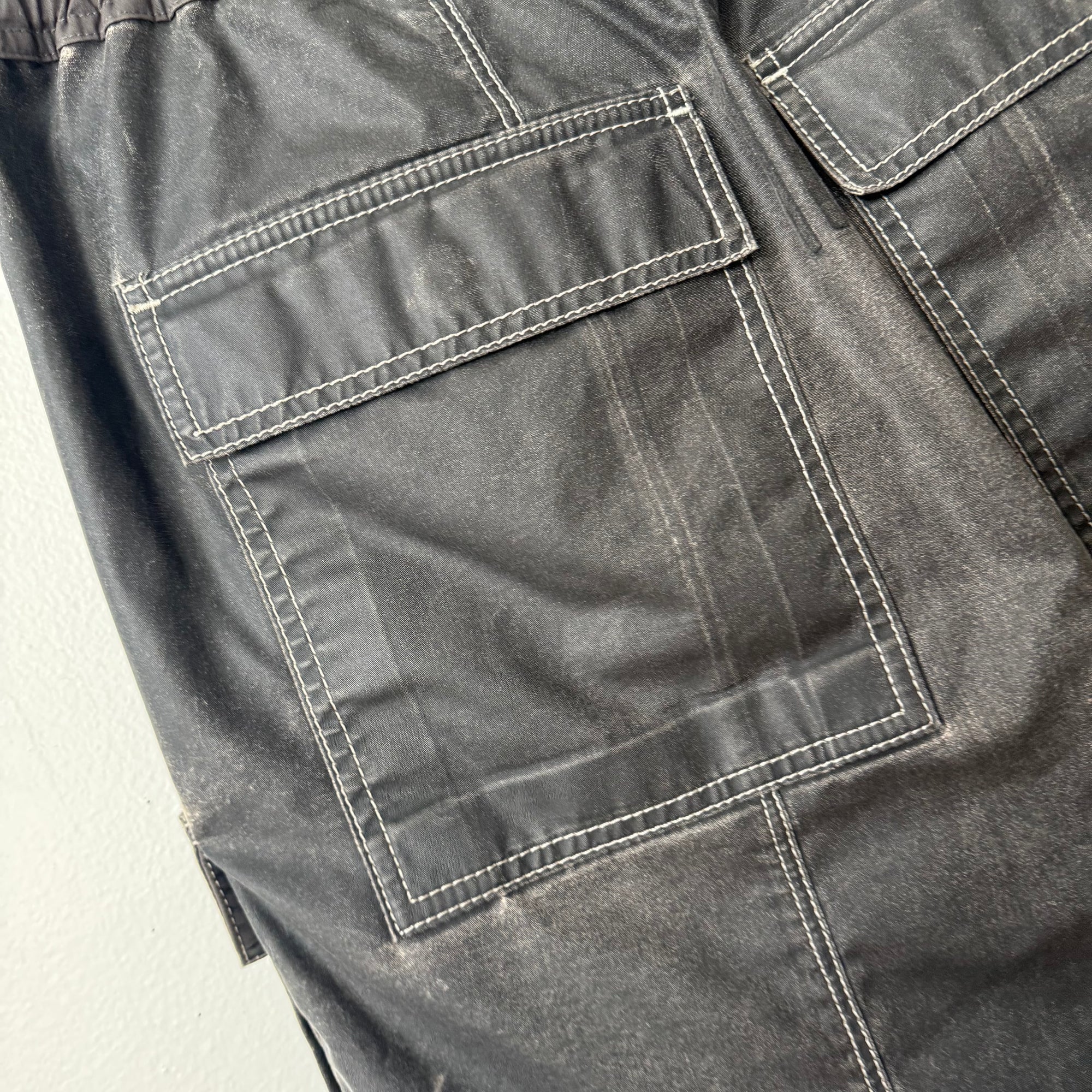 Rick Owens DRKSHDW Waxed Pod Shorts